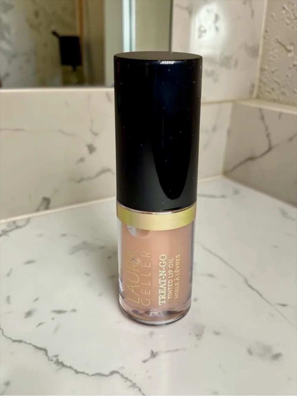 Laura Geller Treat-N-Go Tinted Lip Oil in Nude Pink